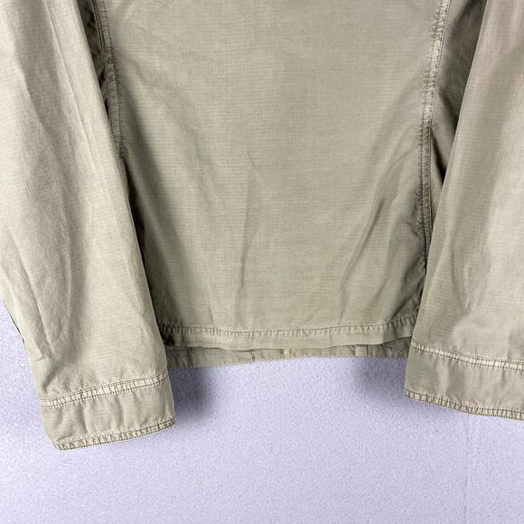 NSF Safari Blazer Jacket Womens Large Green Military Lightweight Cotton Utility - Picture 12 of 14